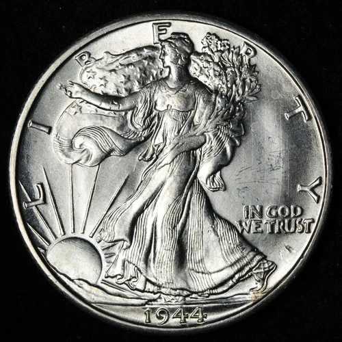 1944-D ウォーキングリバティ シルバーハーフダラー GEM BU *未使用* MS E358 QJFP 42,900円