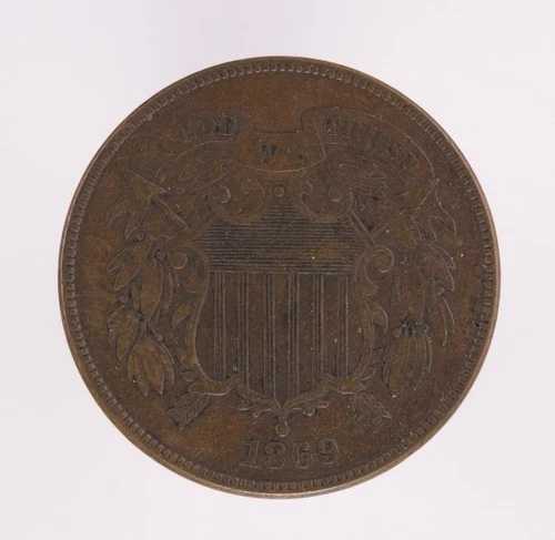 1869年 2セント硬貨 (B2712)