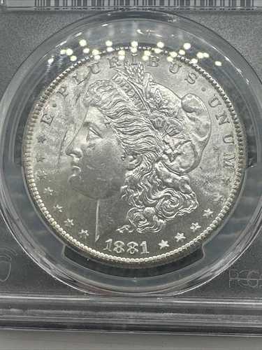 1881年Sミント モーガン銀貨 PCGS MS64 %%%美しい%%%%