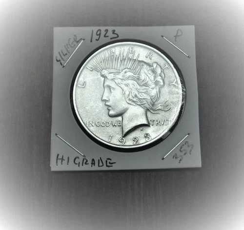 1923年 P ピース銀貨 ブリリアントハイグレード 353V4