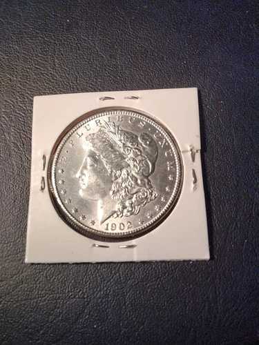 1902年Oミント ニューオーリンズ造幣局 銀貨 モーガン・ダラー（ロットA）