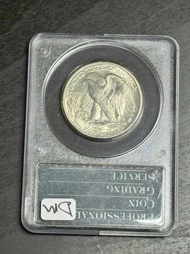 1946年 Dミント ウォーキングリバティハーフダラー PCGS MS64 OGH ラトラーホルダー (スラブ3163) 42,900円