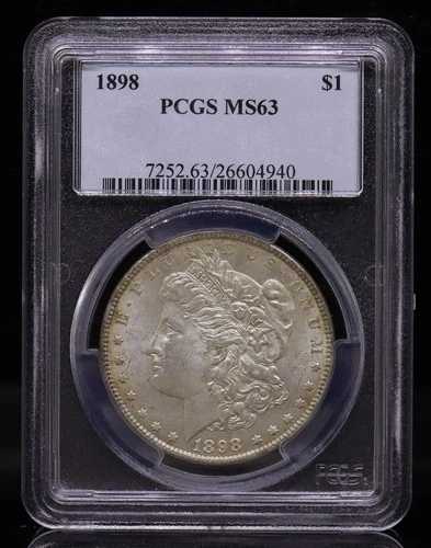 1898年モルガン・ドル PCGS MS63