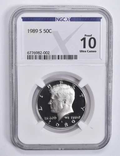 プルーフ10 1989-S ケネディハーフダラー UCAM NGC X NGCX