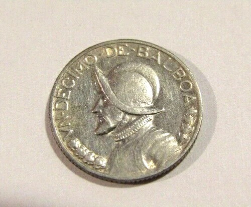 パナマ 1934年 1/10バルボア銀貨 36,465円