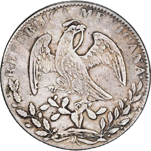 [#1117284] メキシコ、8 レアル、1846 年、メキシコ、シルバー、VF、KM:377.4