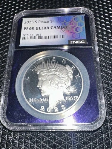 2023-S ピース シルバーダラー NGC PF 69 ウルトラカメオ $1