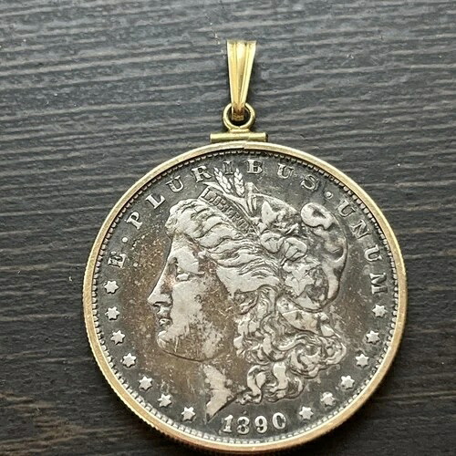 1890年モルガン銀貨ペンダント