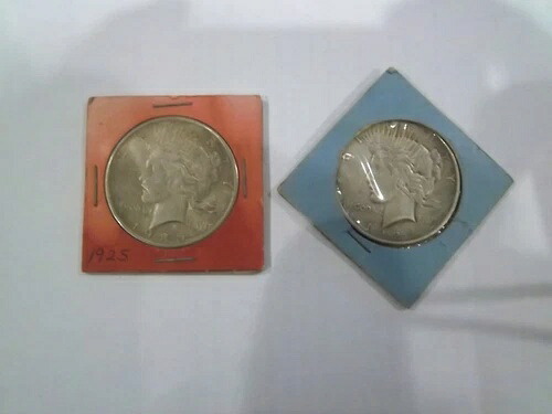 1925-Pおよび1926 D平和ドル - 非常に良好な流通見本