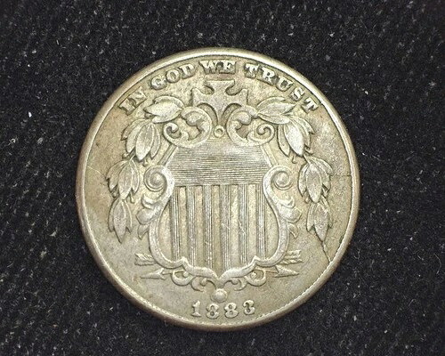 HS&C: 1883 シールドニッケル XF - 米国コイン