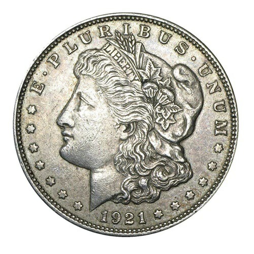 1921年 P モルガン銀貨 流通品 良品～極良品