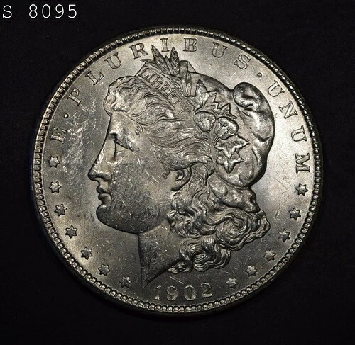 1902-O モルガン銀貨「VCH BU」*2点目以降送料無料*