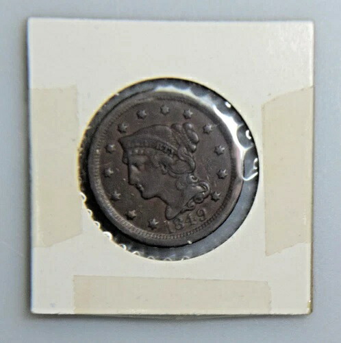 1849年 編み髪 ラージセントペニー 37,895円