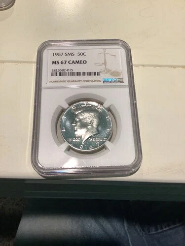 1967 SMS MS NGC 67 カメオ 1/2ドル販売します。 提供しましょう!!-