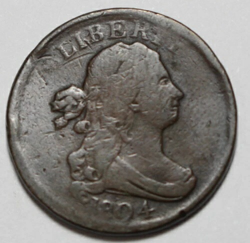 1804年米国ハーフセントM643ベント
