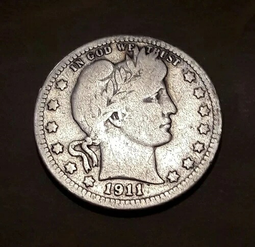 1911年 D シルバー クォータードル