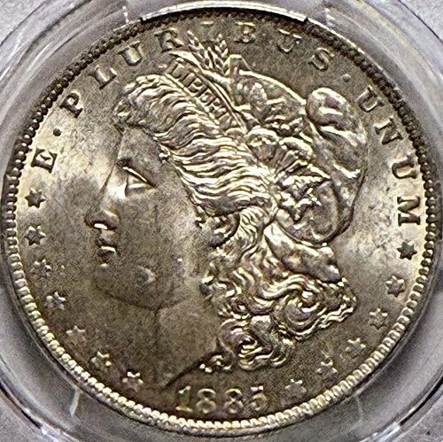 1885年-O PCGS MS63 $1モーガンシルバードル-