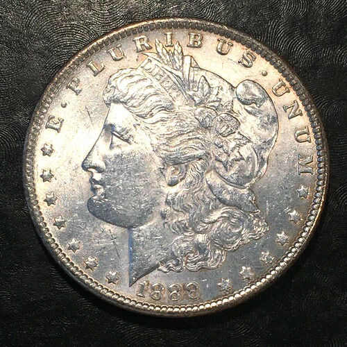 1888年モルガン銀貨 - 高品質スキャン #N357