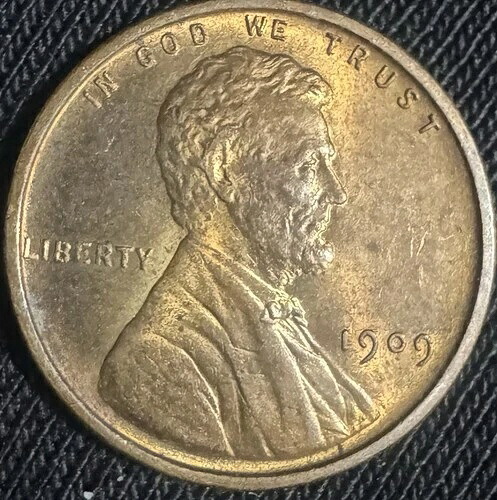 1909年 VDB リンカーン ウィートセント 1C 同様の状態-