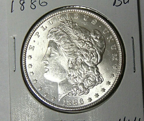 BU 1886 モルガン銀貨 未流通 フィラデルフィア造幣局 (5821)