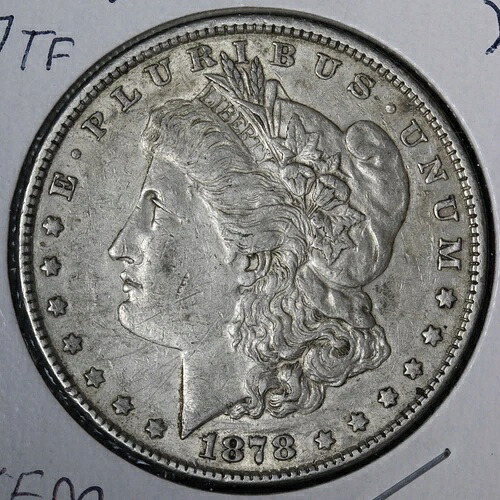 1878年 7TF モルガン銀貨 XF E389 ZXEM 37,895円