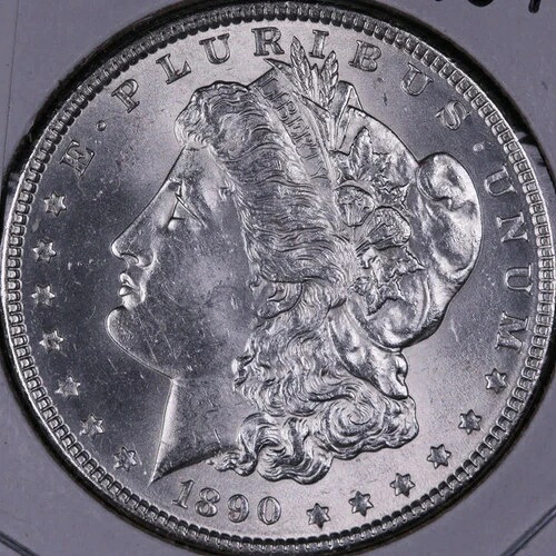 1890年モルガン銀貨、ジェムミントステート未流通コイン、ストア番号DR0335