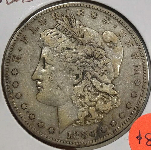 1884-S モルガン・ダラー、チョイス・ベリーファイン、割引価格 0507-07