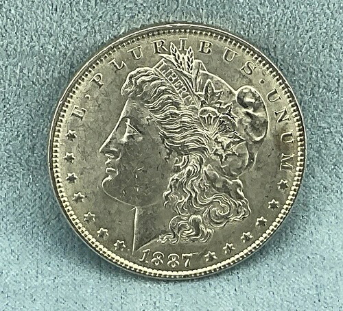 1887年 モーガンシルバードルBU 90%シルバー-
