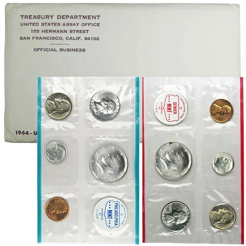 1964年米国造幣局セット未開封- 37,895円