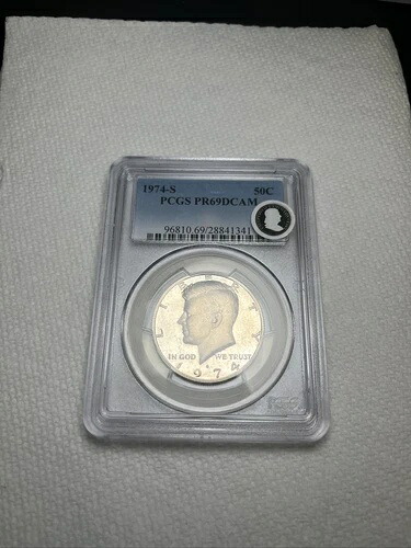 1974年 S ケネディ ハーフダラー PR 69 DCAM ECC PCGS 認定