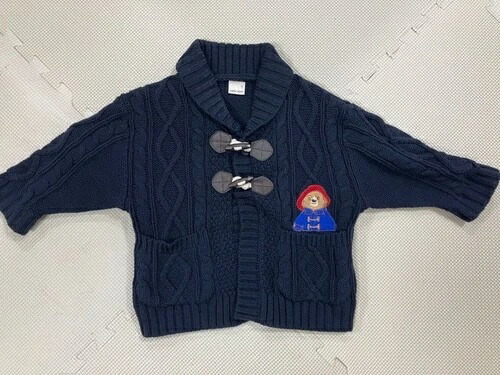 Petite Mine パディントン ケーブルニット カーディガン サイズS 80-90-