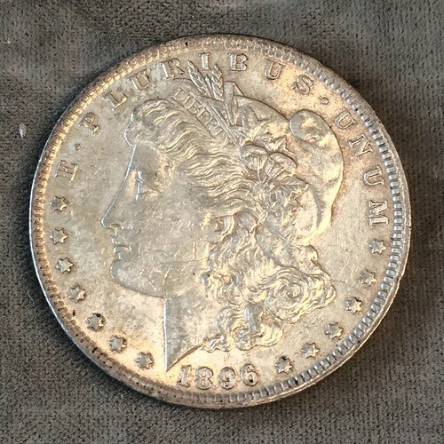 1896年モルガン銀貨 - ほぼ未使用 - 高品質スキャン #C295 39,325円