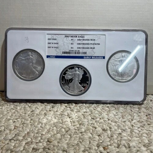 2007 シルバーイーグル アーリーリリース 69 ウェストポイント NGC