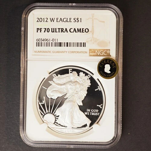 2012 Wシルバー アメリカンイーグル NGC PF70 ウルトラカメオエベレストセレクション G1763-