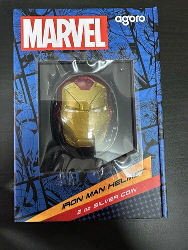 2024 マーベル アイアンマン ヘルメット 2オンス シルバー- 65,945円