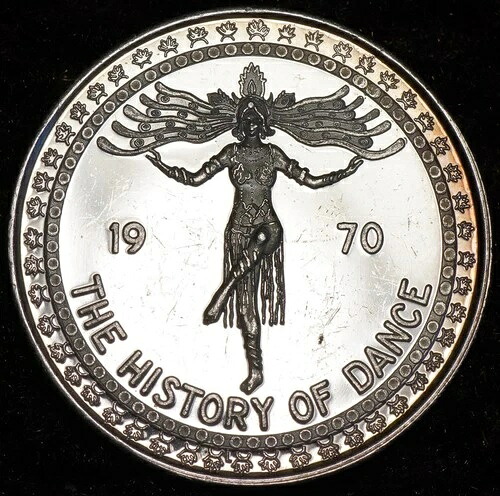 1970年ダンス史 ニューオーリンズ マルディグラ 1オンス 999 ファインシルバー ラウンド C6110- 65,945円