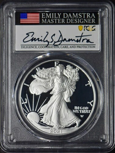 2021年-S T2 アメリカンシルバー イーグル PCGS PR70DCAM アドバンスレルダムストラ?コインガント?-｜WORLD RESOURCE【QUEEN店】 68,365円