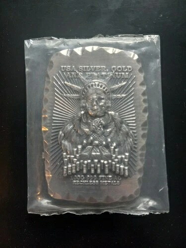 100グラム シルバーハンドポア、USA SGP、Reckless Metals、限定版