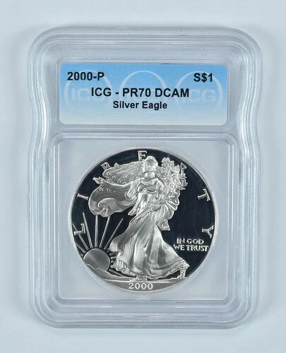 2000-P アメリカンシルバーイーグル PR70 DCAM ICG- 69,575円