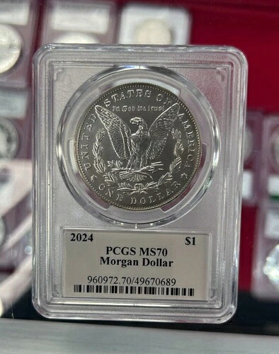 2024年 PCGS MS70モーガン-