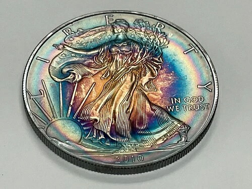2010年 アメリカンシルバーイーグル 1オンス モンスターブルズアイ ?? ?? トーニングトーントナーコイン-｜WORLD RESOURCE【QUEEN店】