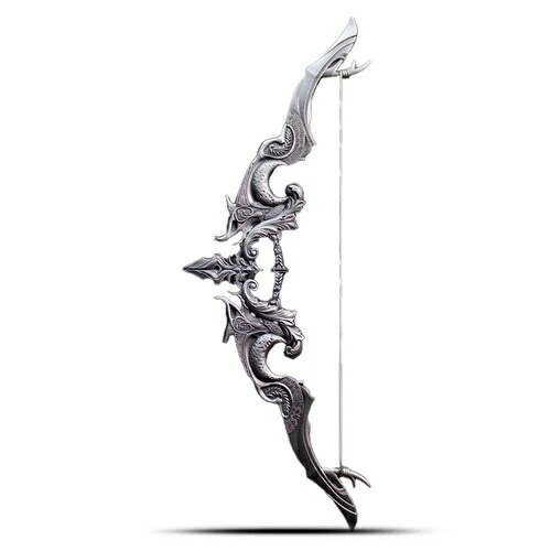 2オンス アンティーク The Divine Weapons Crescent Bow シルバーバー（箱、CoA付き）