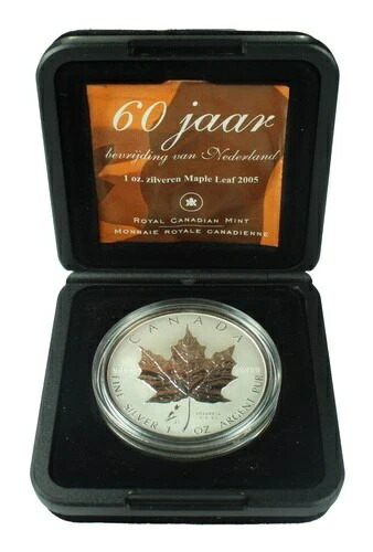 2005年 RCM 1オンス 純銀 60年 オランダ発行 チューリップ国王マークコイン 92,565円