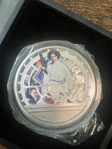 2023年 スター・ウォーズ プリンセス・レイア・オーガナ 3オンス .999 シルバー 10ドルコイン 72,600円