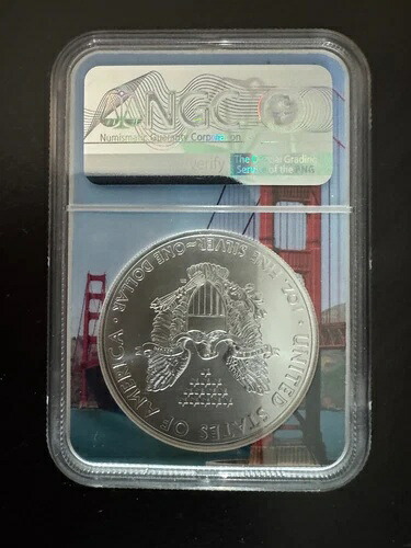 2012年 (2011年) (S) シルバーイーグル NGC MS69 初期生産品 サンフランシスコで製造