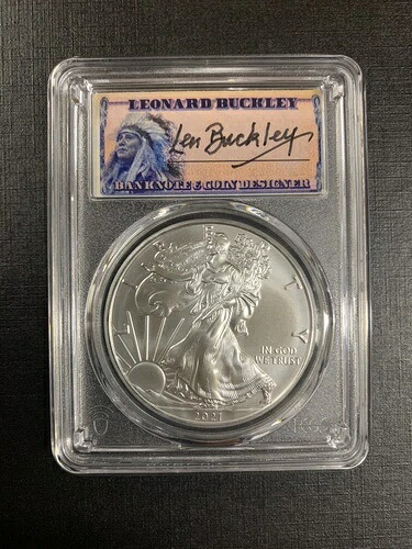 2021年-(P)PCGS MS70 シルバーイーグル-T1 緊急発行フィラデルフィア FDOI-
