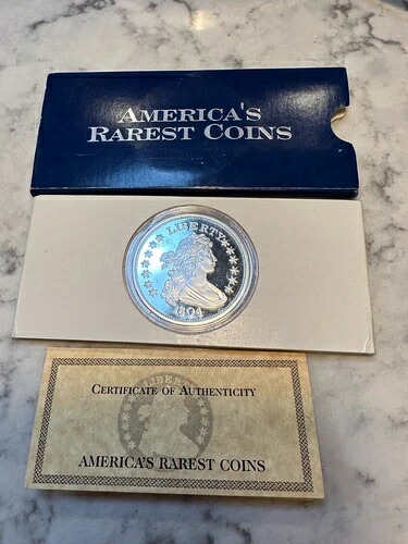 米国 1804年 ドレープ胸像ドルデザイン 2オンス .999 高浮き彫り シルバーラウンド