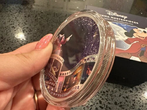 2023年 ニウエ ディズニー映画マスターピース ファンタジア 3オンス シルバー カラー化プルーフコイン