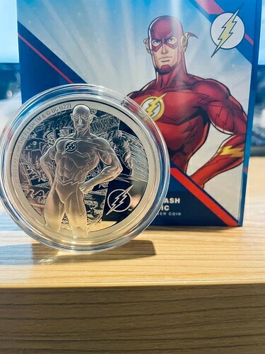 ニウエ - 2022 - DCコミックス - フラッシュ - 3オンス シルバー プルーフコイン
