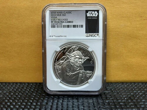 2016年 スターウォーズ ヨーダ NIUE S$2 NGC PF70 早期リリース